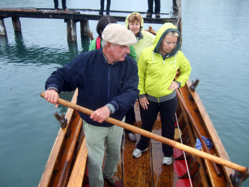 Stand-up rowing of „voga veneta“  vessel