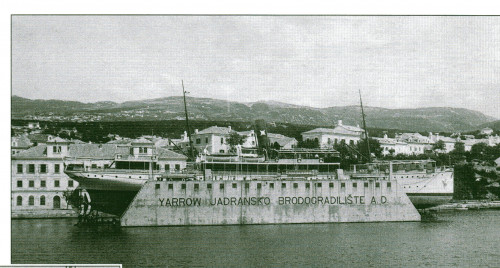 Submerged steamboat "Ljubljana", Bakar