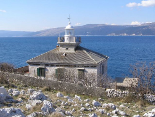 Lighthouse Prestenice (Porozina, island Cres)