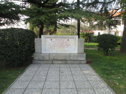 A monument to the fallen soldiers of NOB's Naval Unit